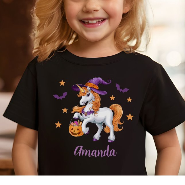Camiseta Unicornio, Gorra de brujas y calabaza (Subido por el creador)