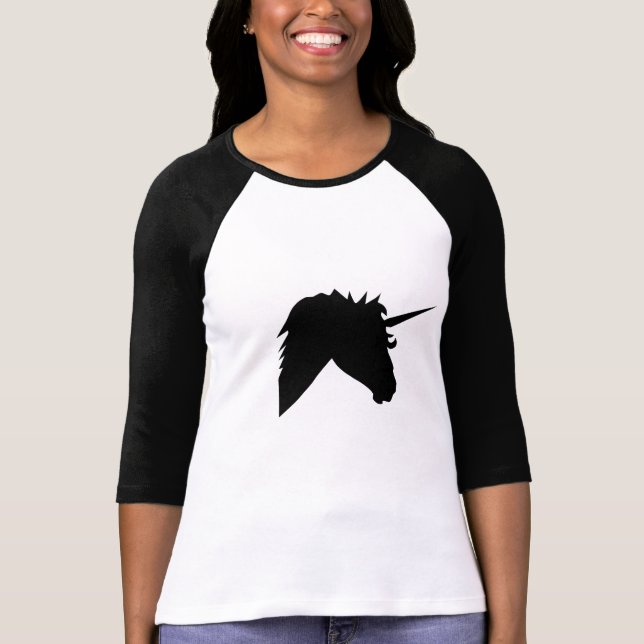 Camiseta Unicornio gótico (Anverso)