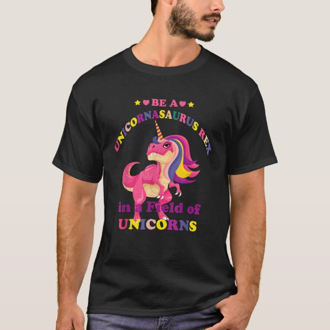 Camiseta unicornio gracioso (Anverso)