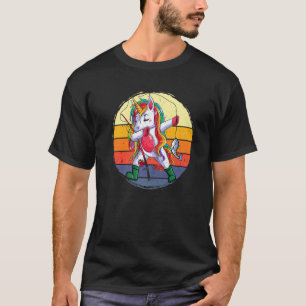 Camiseta Unicornio haciendo dabbing pesca ropa vintage lind