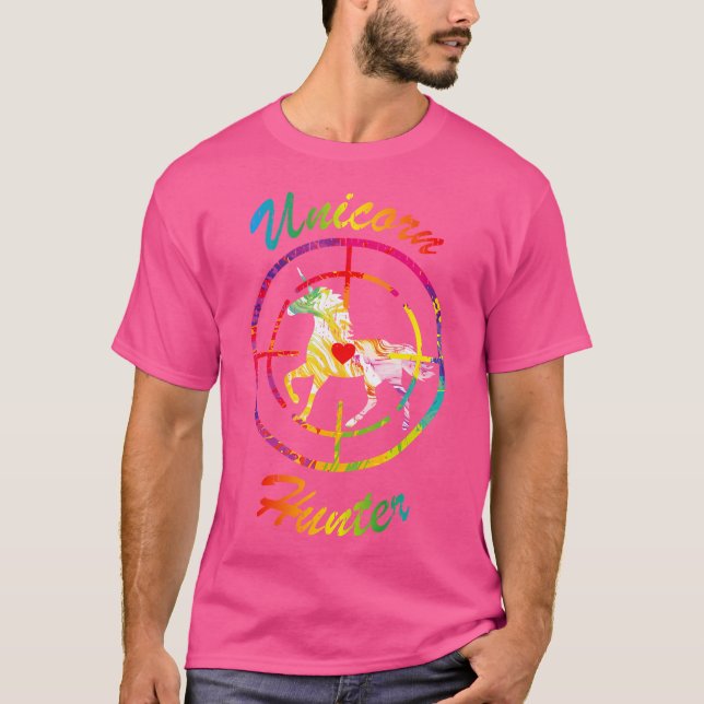 Camiseta Unicornio Hunter Boys humorística de caballo arcoi (Anverso)
