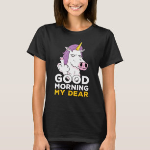 Camiseta Unicornio I Hola Lunes Dice Que Buenos Días