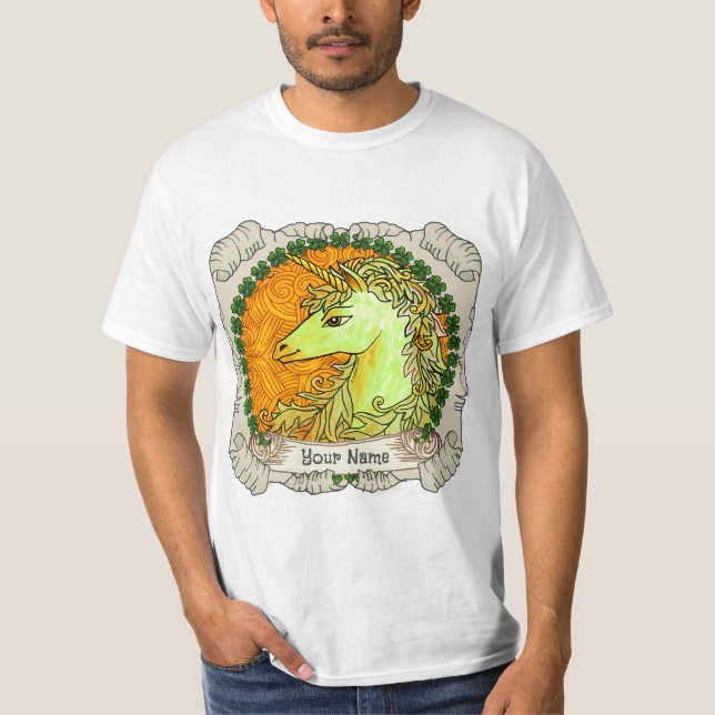 Camiseta Unicornio irlandés (Anverso)