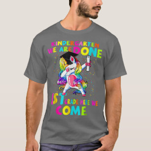 Camiseta Unicornio Jardín de Niños Hemos Terminado Primer G