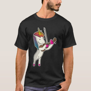 Camiseta Unicornio Jugando A Violín Gracioso Mus Violinista