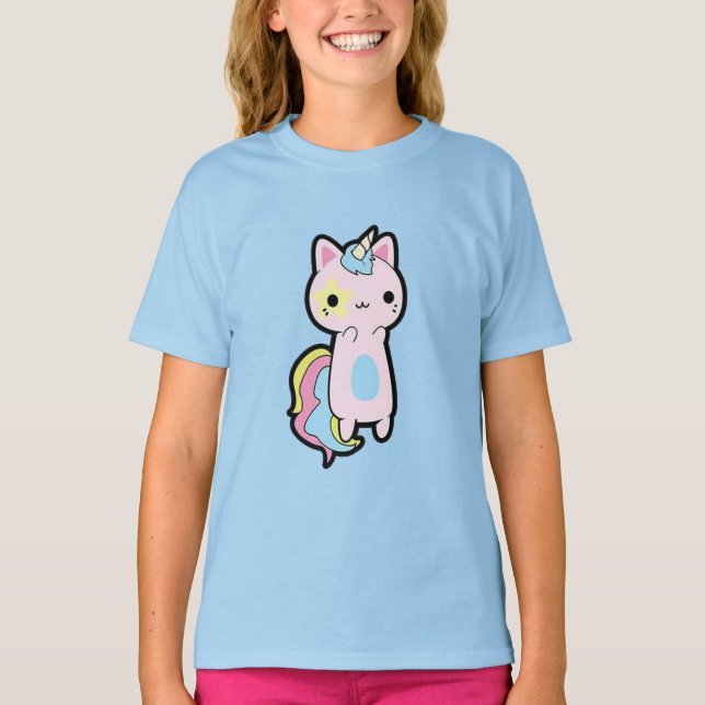 Camiseta Unicornio Kawaii (Anverso)