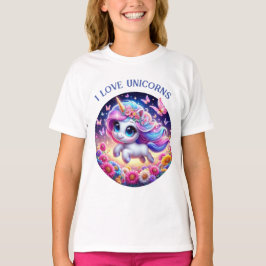 Camiseta unicornio lindo