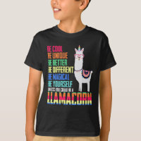Unicornio lindo divertido de la llama de Llamacorn