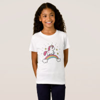 Unicornio lindo en un diseño del arco iris