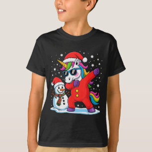 Camiseta Unicornio lindo haciendo dab divertido muñeco de n