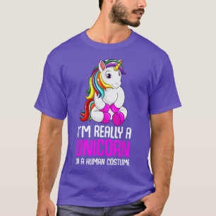 Camiseta Unicornio Lover Unicornios disfrazan a Chicas jóve