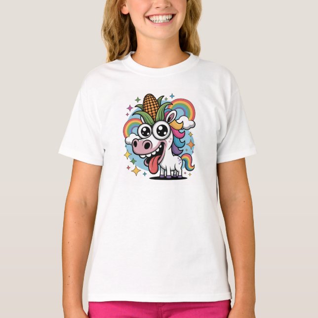Camiseta Unicornio mágico - Creatura de córneo fantástico (Anverso)