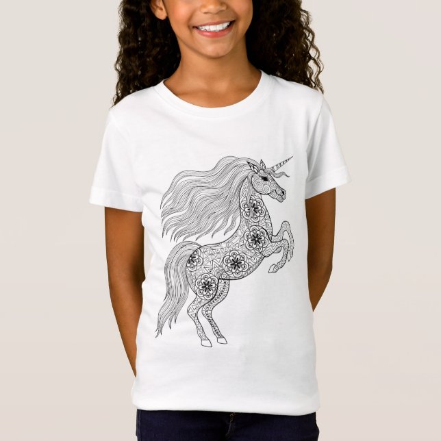 Camiseta Unicornio mágico inspirado (Anverso)