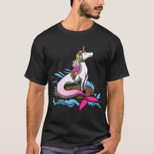 Camiseta Unicornio Mágico Y Sirena De Fantasía