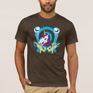 Camiseta unicornio marrón