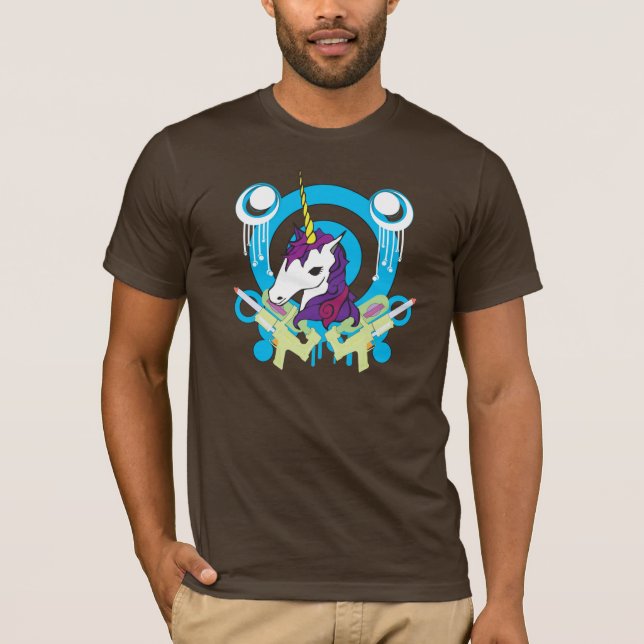 Camiseta unicornio marrón (Anverso)