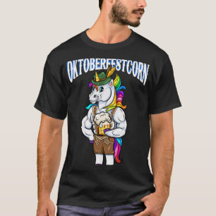 Camiseta Unicornio Masculino En Pantalones De Cuero Cerveza