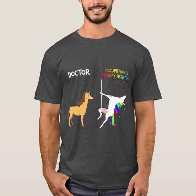 Camiseta Unicornio, médica Vs (Anverso)