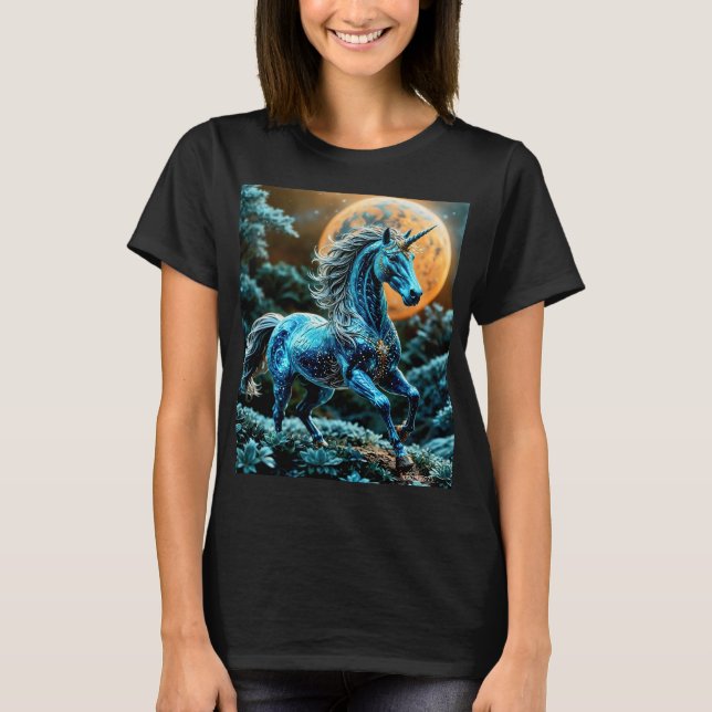 Camiseta Unicornio metálico (Anverso)