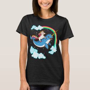 Camiseta Unicornio montado en narval