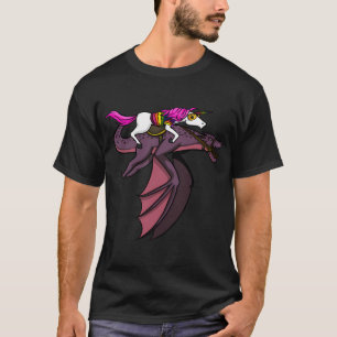 Camiseta Unicornio montando dragón