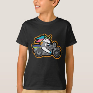 Camiseta Unicornio - motocicleta divertida Motorbiker del
