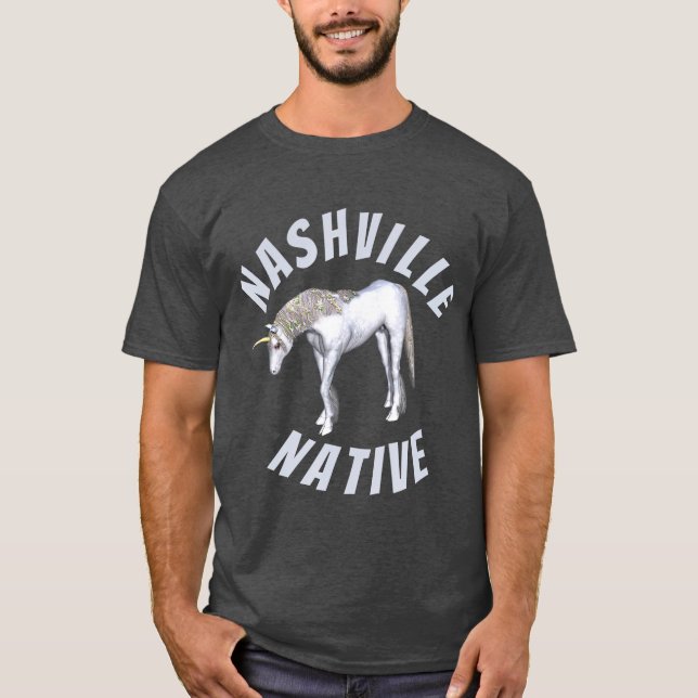 Camiseta Unicornio nativo de Nashville (Anverso)