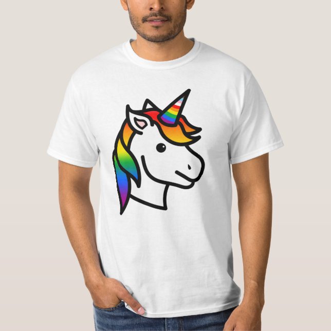 Camiseta Unicornio Orgullo Progreso Adorable (Anverso)