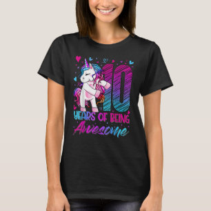 Camiseta Unicornio P Chica de 10 años