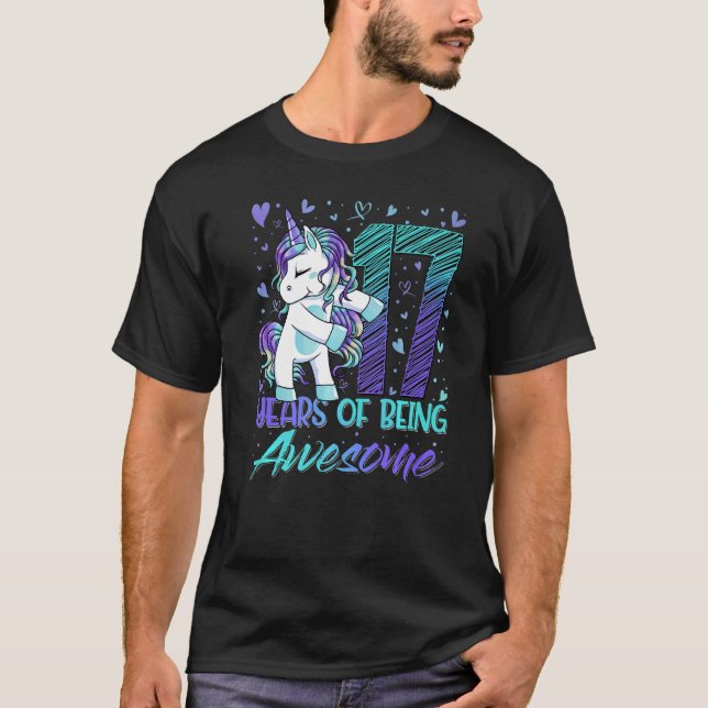 Camiseta Unicornio P Chica de 17 años (Anverso)