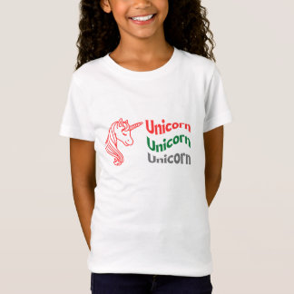 Camiseta unicornio para chicas.
