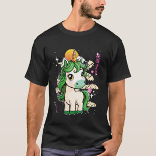 Camiseta Unicornio para chicas Kanji lindo Unicornio mágico