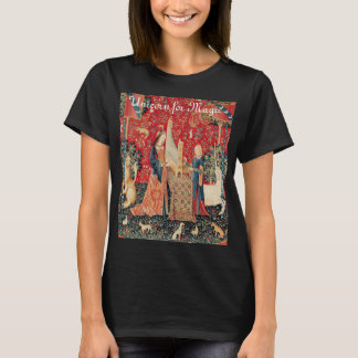 CAMISETA UNICORNIO PARA SEÑORA DE LA MAGIA TOCANDO ÓRGANO R