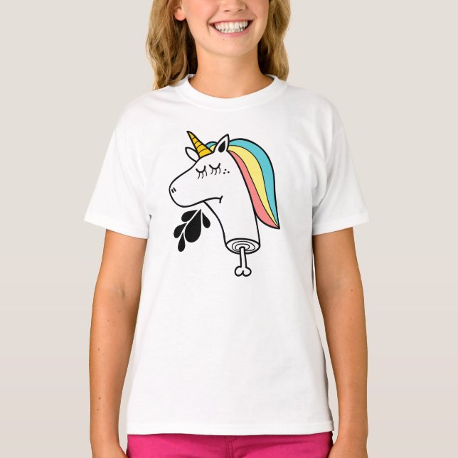 Camiseta Unicornio pobre (Anverso)