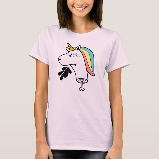 Camiseta Unicornio pobre (Anverso)