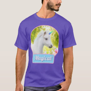 Camiseta Unicornio Poni Blanco