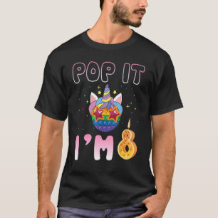 Camiseta Unicornio Pop It I’s Years Happy My Birthday Y