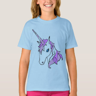 Camiseta Unicornio púrpura de la chispa
