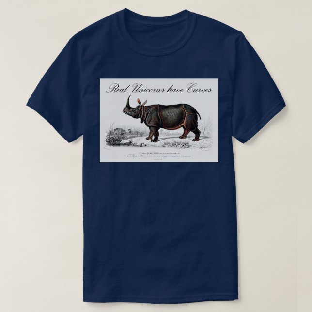 Camiseta Unicornio Real (Diseño del anverso)