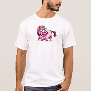 Camiseta Unicornio rosa de arte