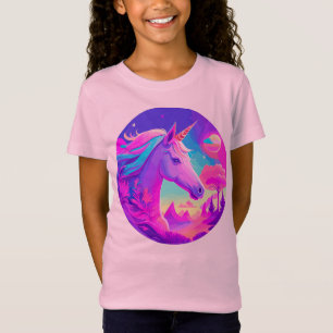 Camiseta Unicornio rosa mágico