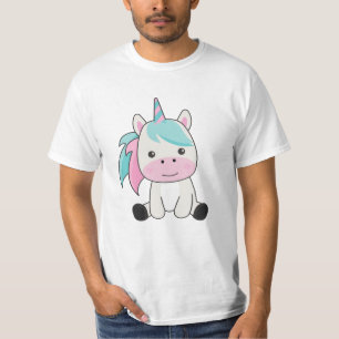 Camiseta Unicornio Rosa Unicornio Animales Kawaii Para Niño
