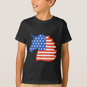 Camiseta Unicornio Se Enfrenta Al 4 De Julio Día De La Inde