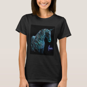 Camiseta Unicornio soñador y caprichoso para almas mágicas 