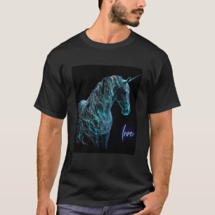 Camiseta Unicornio soñador y caprichoso para almas mágicas 