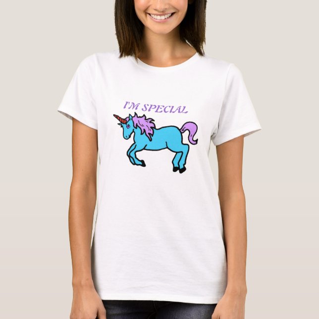 Camiseta unicornio, soy ESPECIAL (Anverso)
