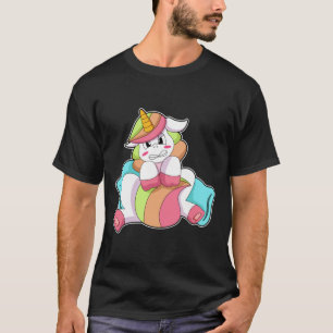 Camiseta Unicornio tímido con almohada