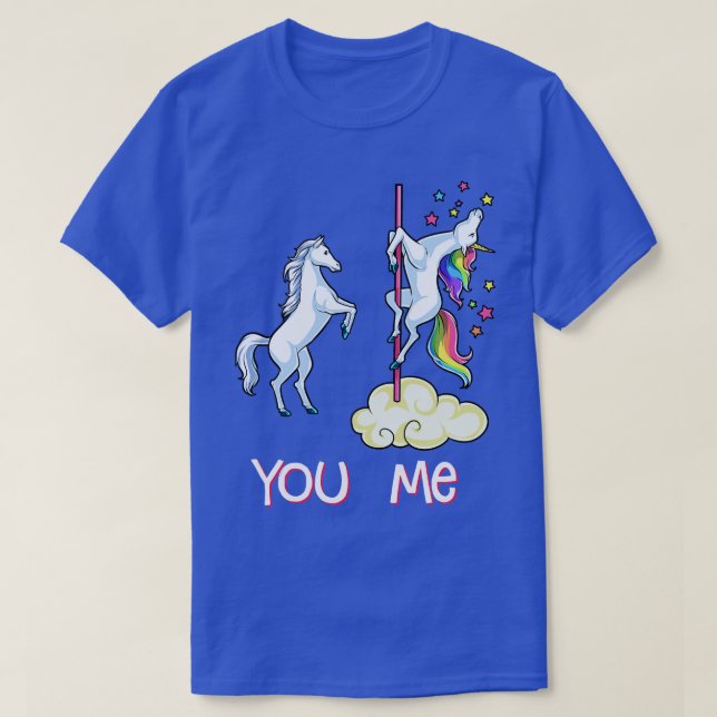 Camiseta Unicornio tú contra mí regalos divertidos de Unico (Diseño del anverso)