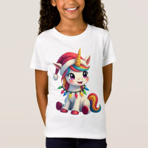 Camiseta Unicornio, un bebé adorable y colorido Navidades
