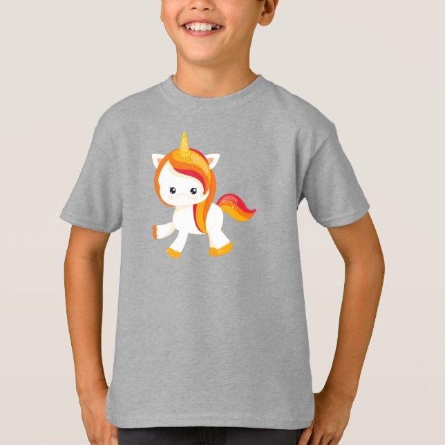 Camiseta Unicornio, Unicornio, magia, cuento de hadas (Anverso)